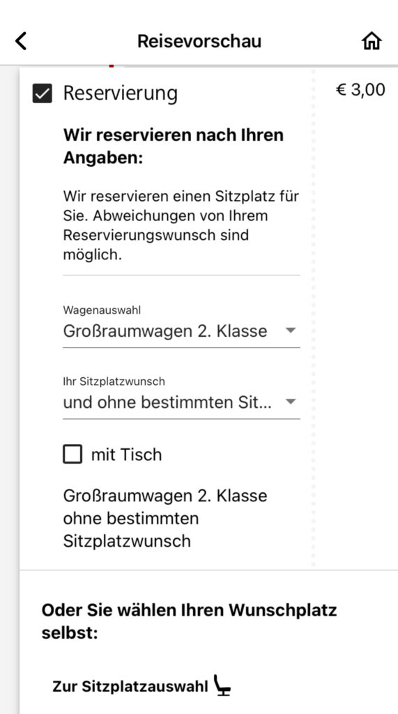 ÖBB Ticket buchen