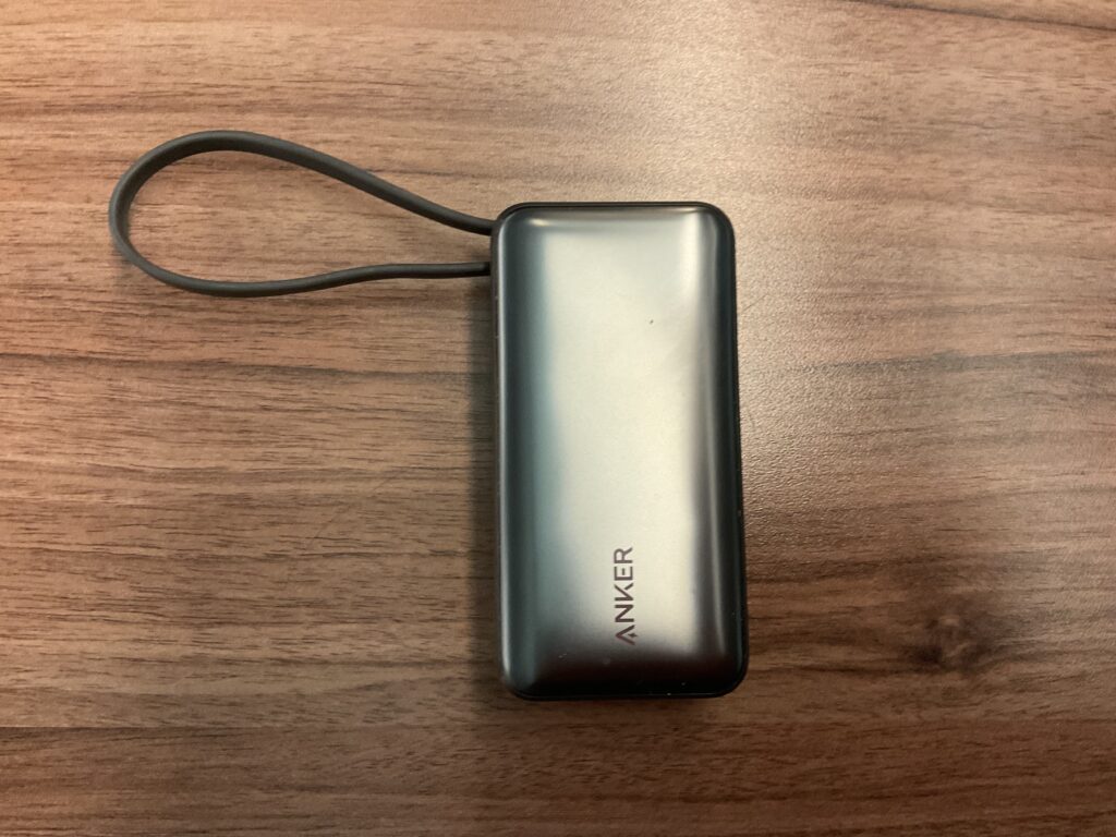 Anker Nano Powerbank im Zug