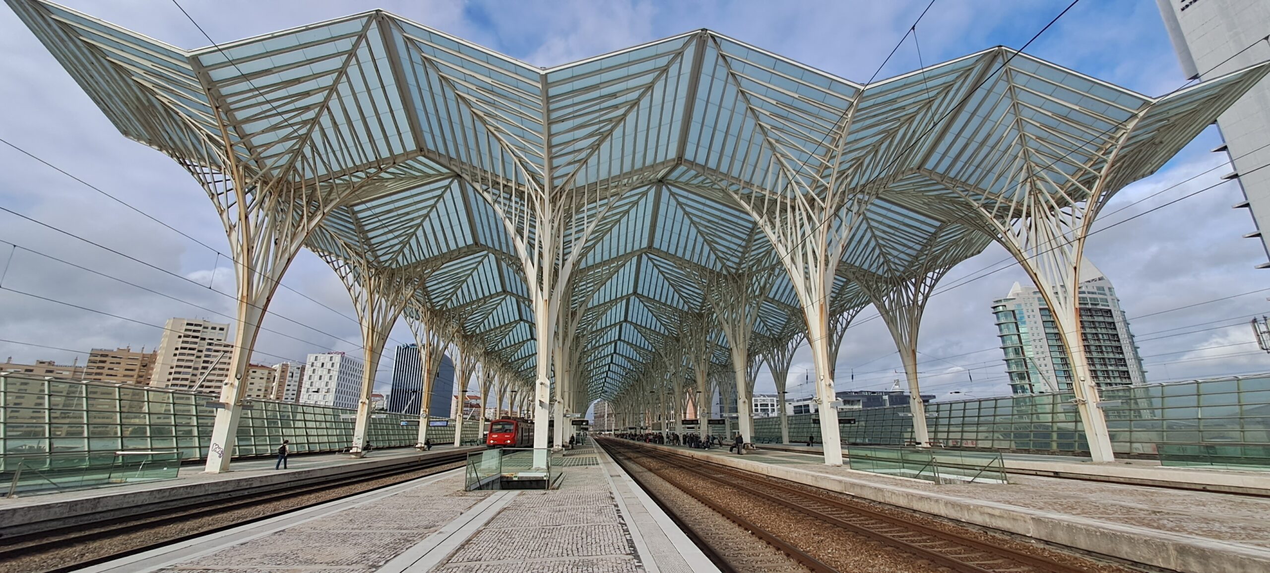 Bahnhof Gare do Oriente in Portugal